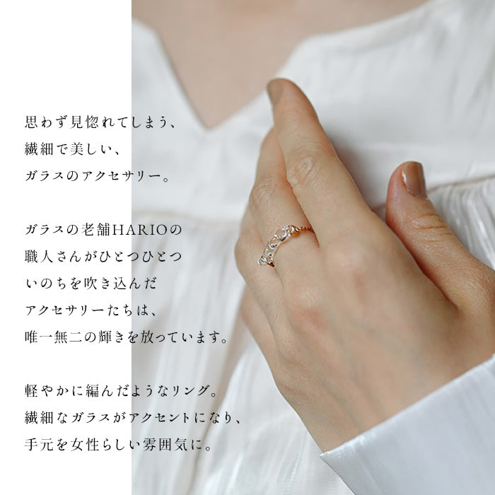 HARIO Lampwork Factry リング カラム HAA-KM-003R 商品説明